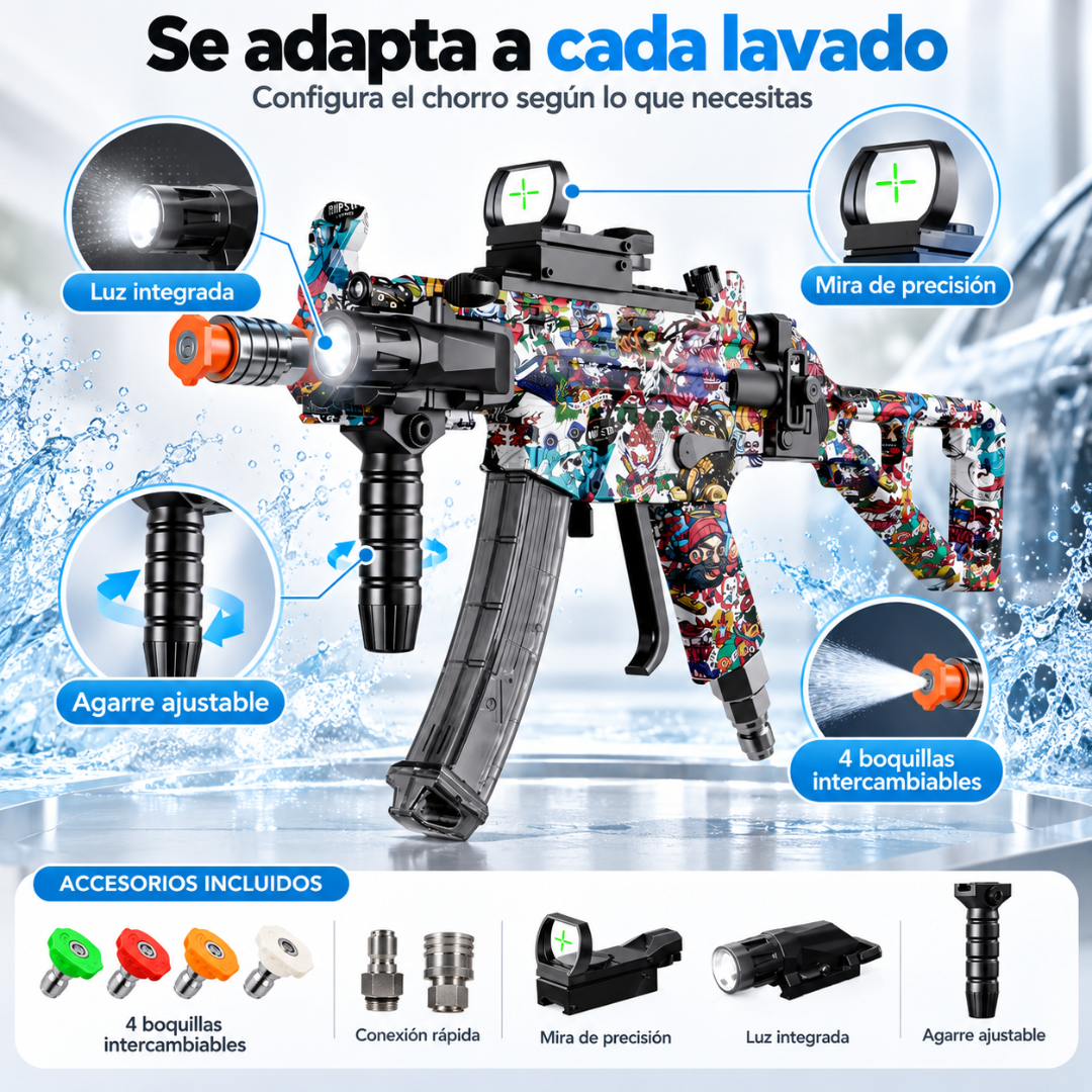 Pistola de Lavado a Presión Sticker Bomb